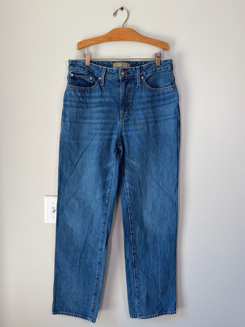Point Sur Nipped Straight Leg Jeans in Rodeo Wash Limited Edition